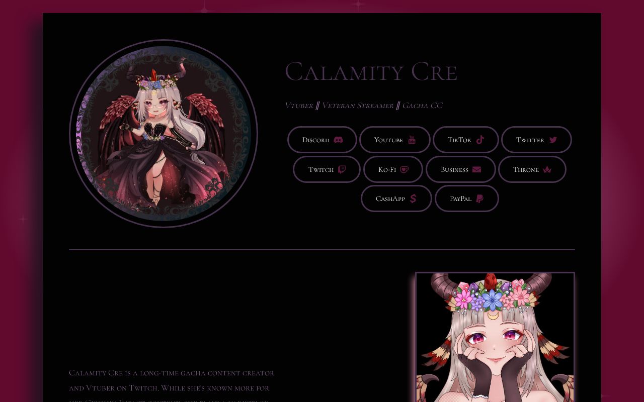 Calamity Cre Socials